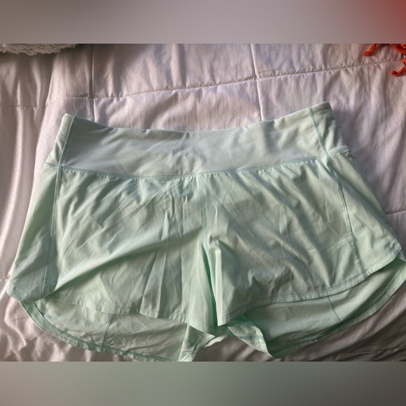 Lululemon mint moment shorts 
Size 12 - Picture 1 of 3